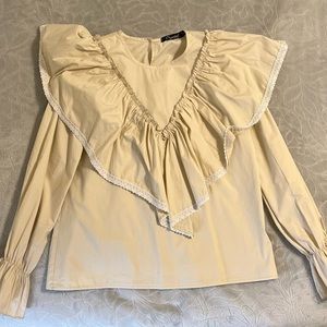 Vintage blouse, taupe